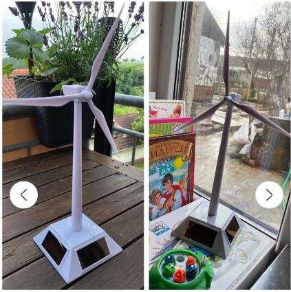 Rotating wind turbine