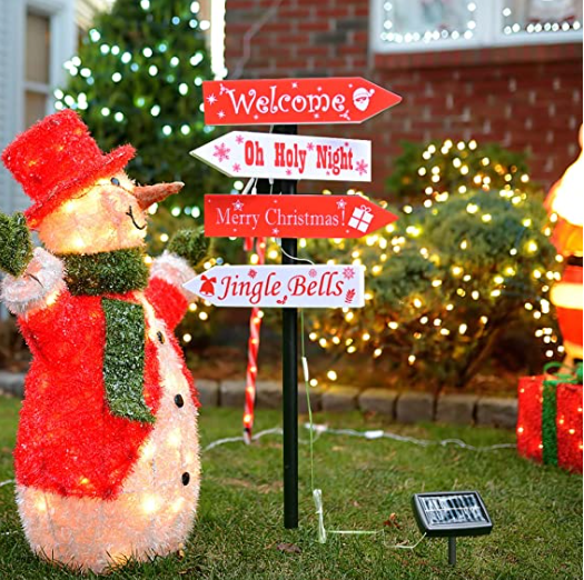 Christmas Pathway lights (Solar Powered)