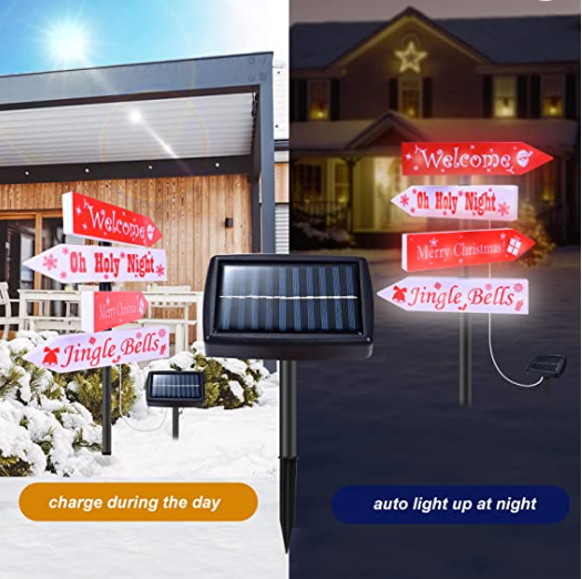 Christmas Pathway lights (Solar Powered)